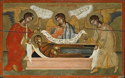 Icoana — Adormirea Maicii Domnului (Sfânta Maria Mare)