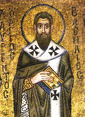 Icoana — Sf. Ier. Vasile cel Mare, arhiepiscopul Cezareei Capadociei